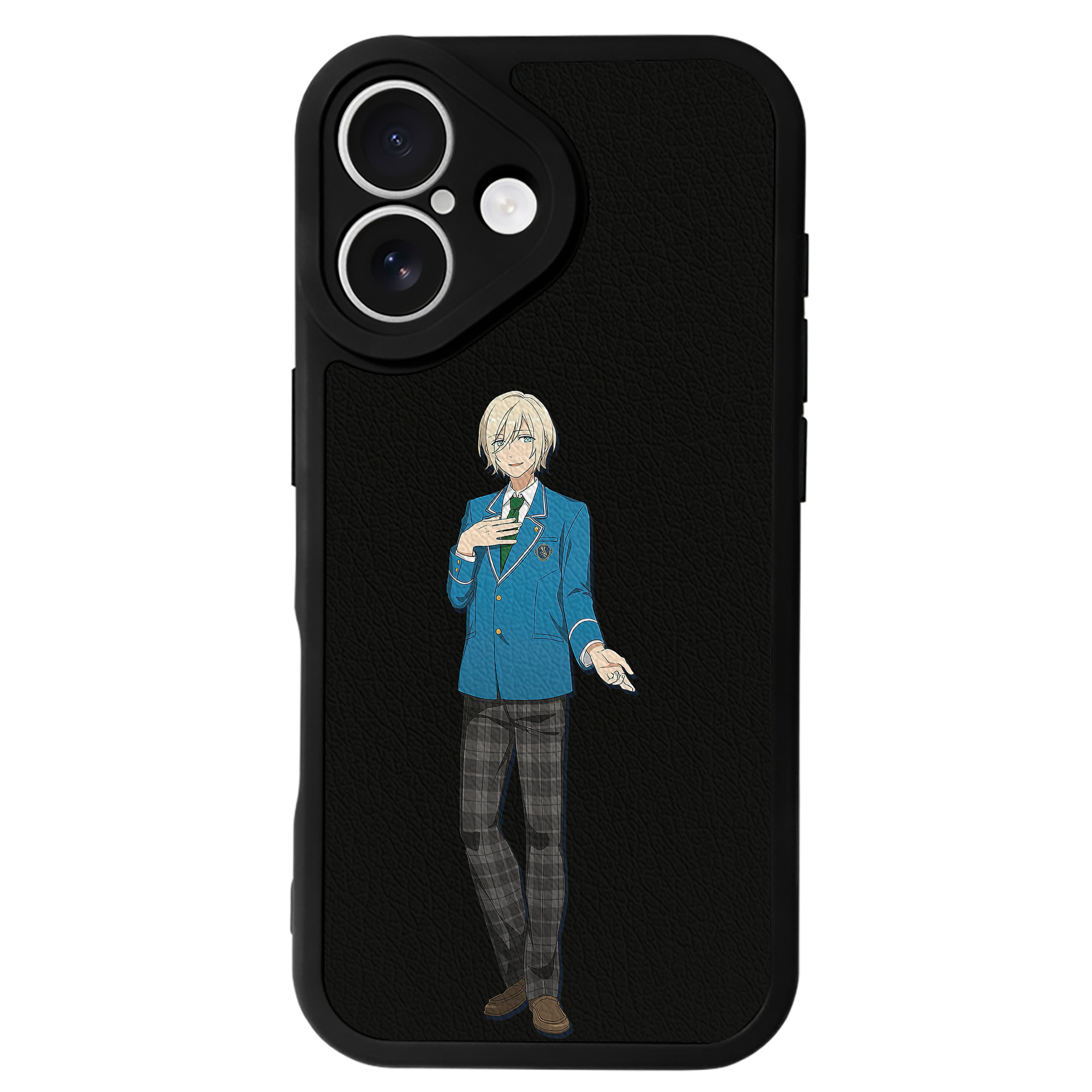 （画像用） あんさんぶるスターズ! Ensemble Stars 【iPhone 16シリーズ対応】シリコンスマホケース（レザー調） 材質：シリコン